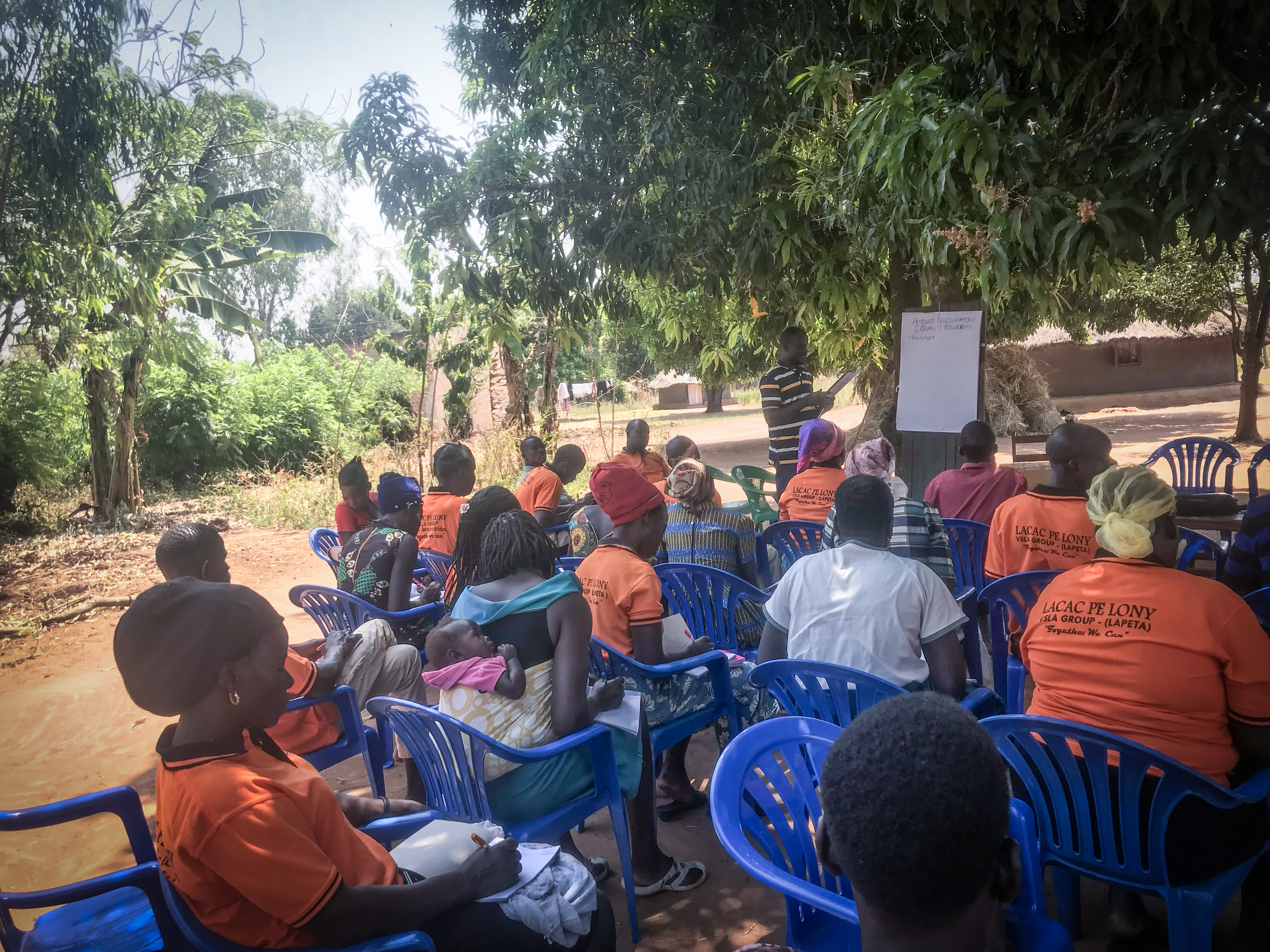 Participants collaborating in an RFW AST workshop